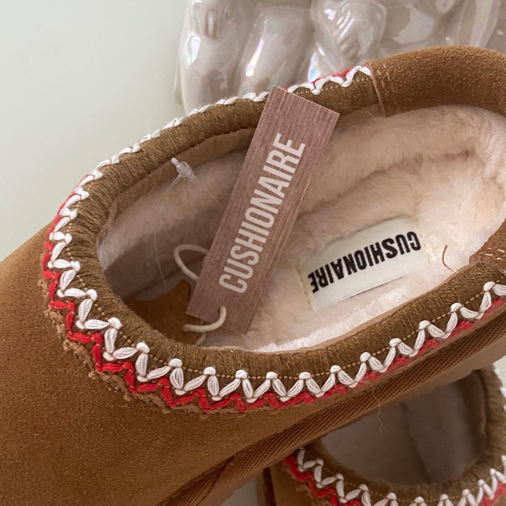 Anthropologie shoes Women's Huggy Genuine Suede Platform Mule with Memory Foam - Picture 7 of 7